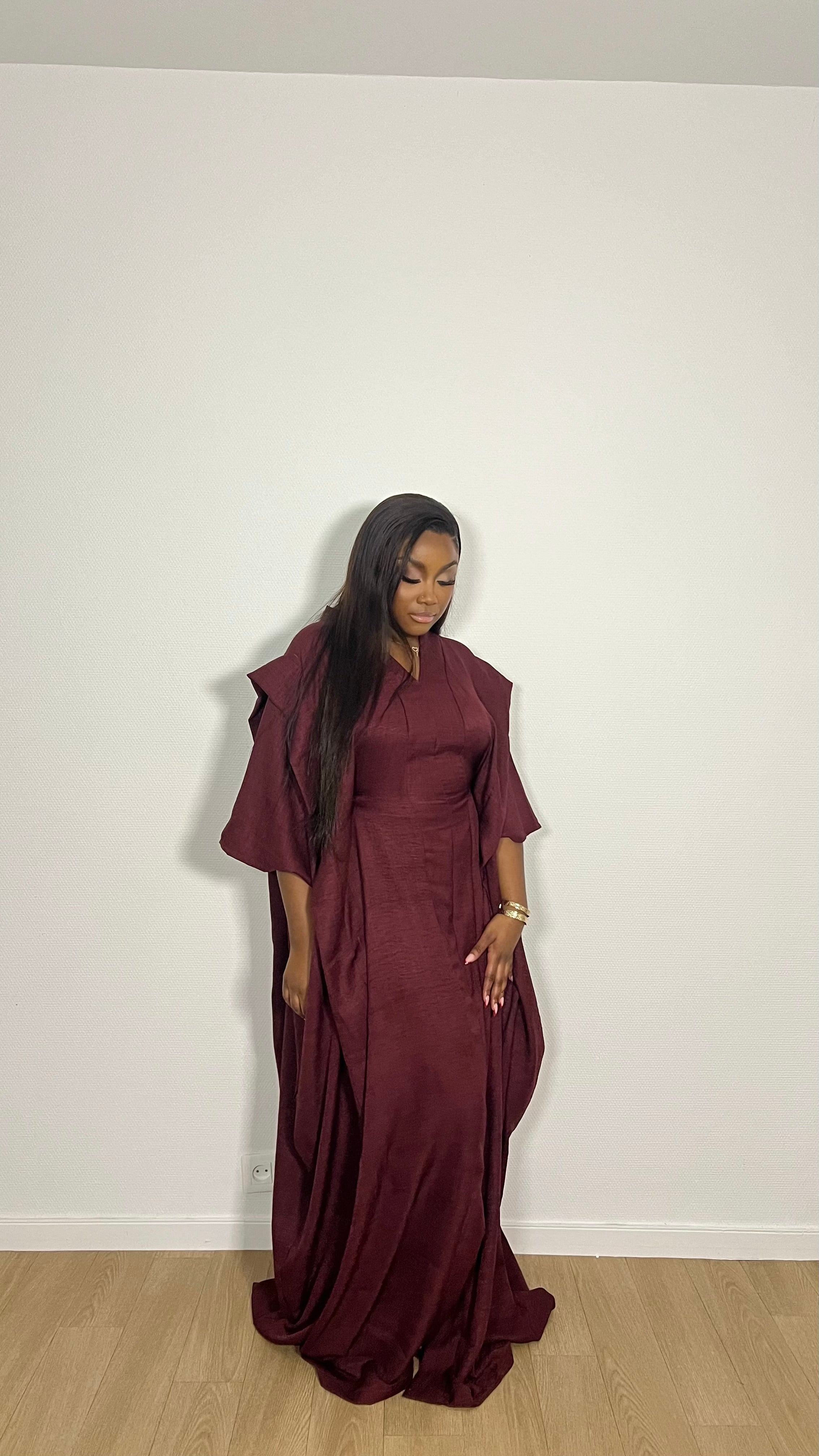 Sadiya - Rouge bordeaux