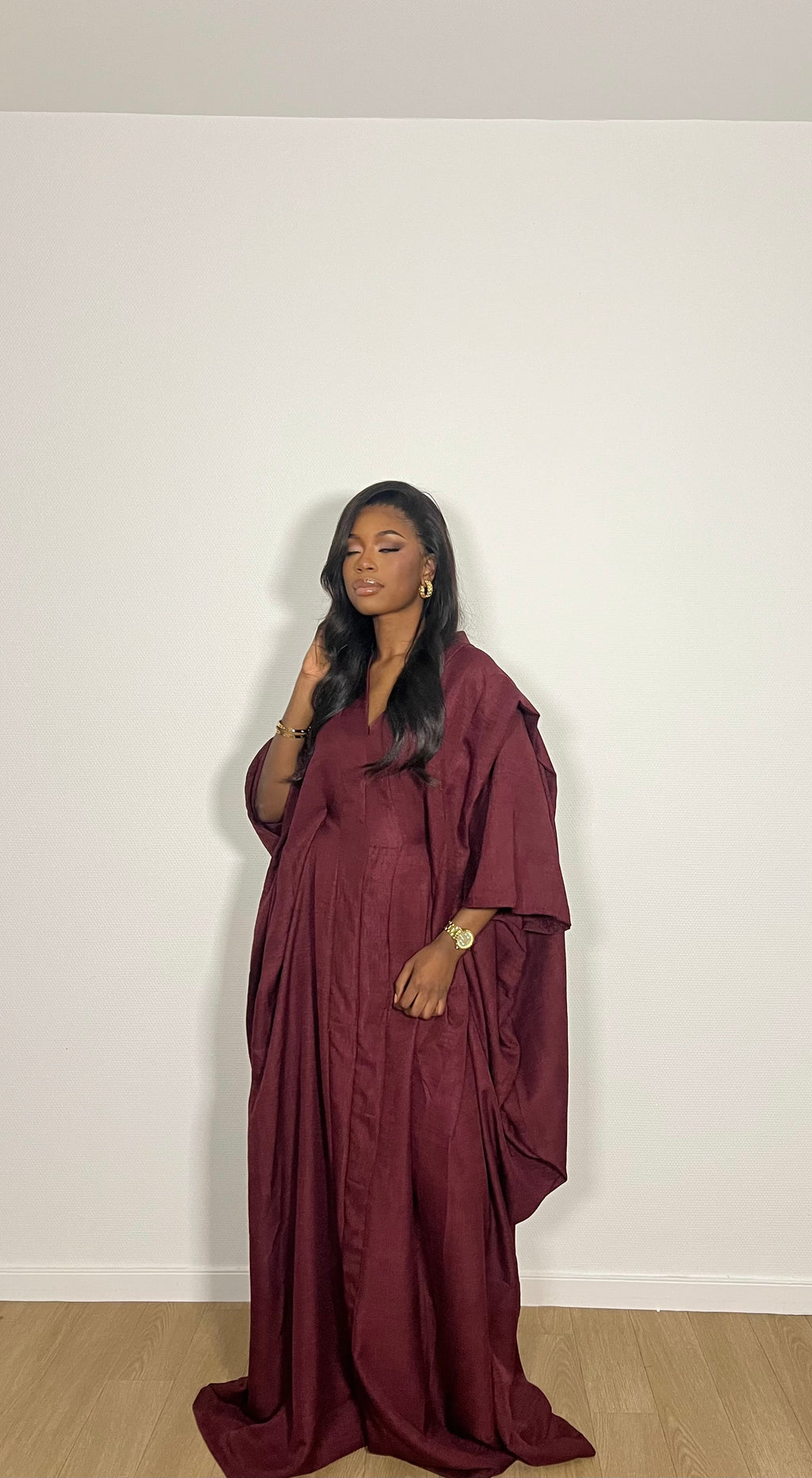 Sadiya - Rouge bordeaux